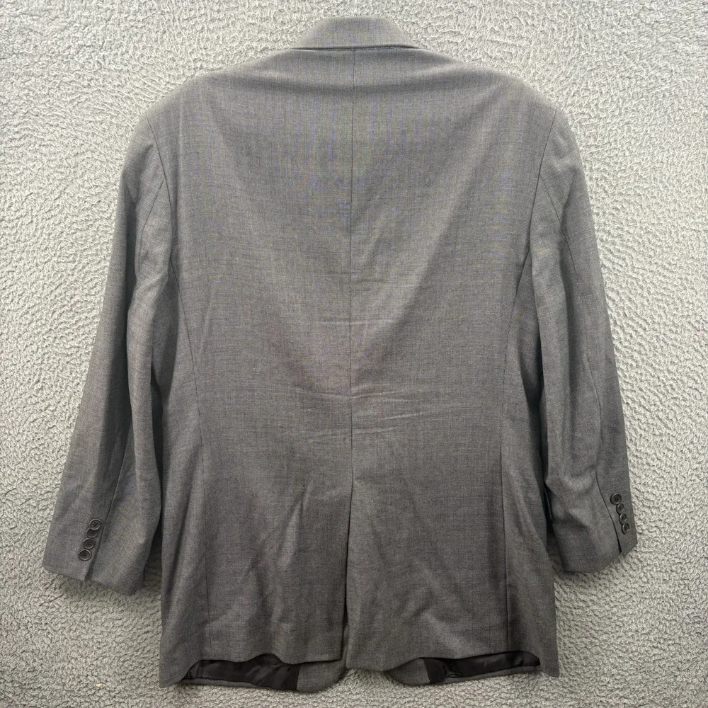 Brooks Brothers Sport Coat Mens 40R Gray Loro Piana Super 110s Worsted Wool USA